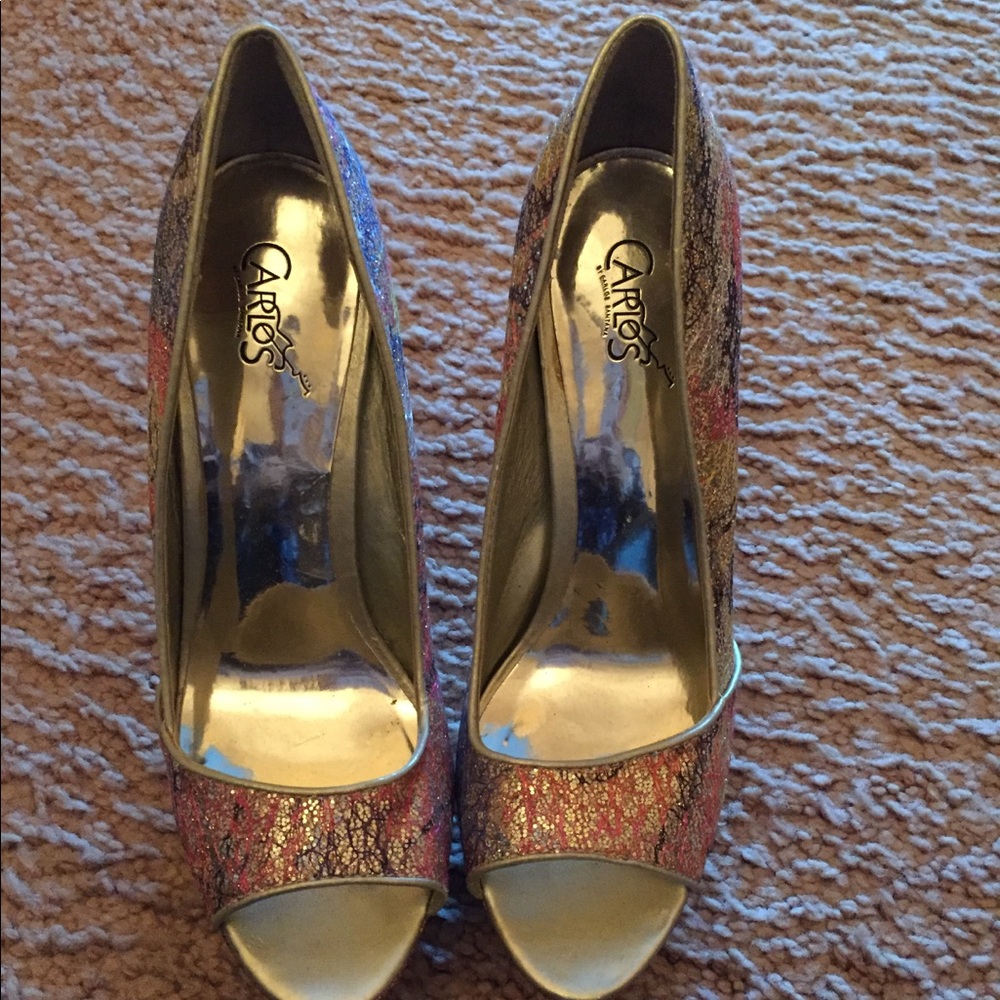 Multi color heels